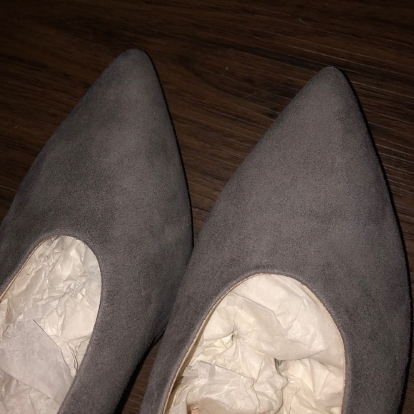 SALE! New CLAUDIA CIUTI Evita Sail Suede Heels - Picture 6 of 8